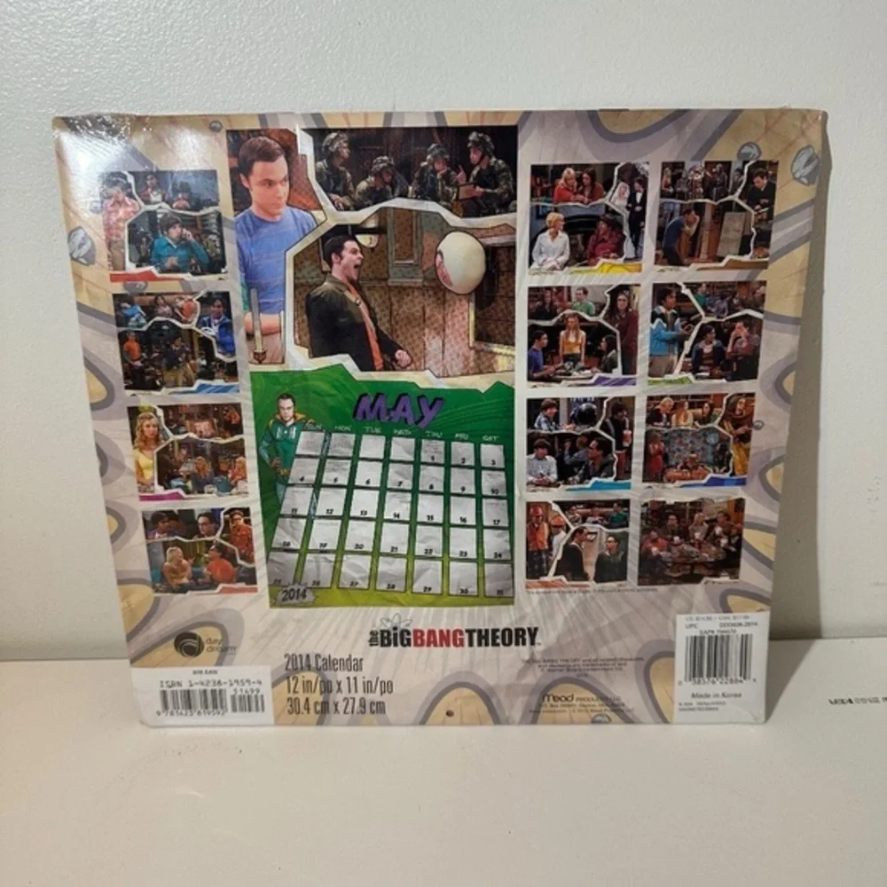 Big Bang Theory 2014 Calendar - Sealed